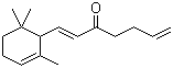 alpha-烯丙基紫罗兰酮分子结构 (CAS 79-78-7)