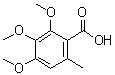 CAS # 79004-02-7, 2,3,4-Trimethoxy-6-methylbenzoic acid