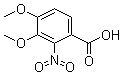 structure of CAS# 79025-28-8, 3,4-二甲氧基-2-硝基苯甲酸