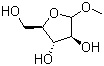 structure of CAS# 79083-42-4, Methyl D-arabinofuranoside