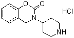 3,4-Dihydro-3-(4-piperidinyl)-2H-1,3-benzoxazin-2-one monohydrochloride molecular structure (CAS 79098-79-6)