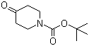 structure of CAS# 79099-07-3, N-叔丁氧羰基-4-哌啶酮