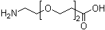 3-[2-(2-Aminoethoxy)ethoxy]-propanoic acid molecular structure (CAS 791028-27-8)