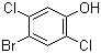 4-Bromo-2,5-dichlorophenol labeled with tritium molecular structure (CAS 79151-08-9)