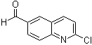 2-Chloro-6-quinolinecarboxaldehyde molecular structure (CAS 791626-59-0)