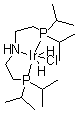 Chlorodihydrido[bis(2-diisopropylphosphino)ethylamine]iridium(III), mixture of isomers molecular structure (CAS 791629-96-4)