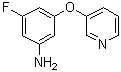 3-Fluoro-5-(3-pyridinyloxy)benzenamine molecular structure (CAS 791644-59-2)
