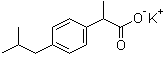 布洛芬钾分子结构 (CAS 79261-49-7)