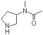structure of CAS# 79286-87-6, 3-(Acetylmethylamino)pyrrolidine