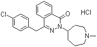 structure of CAS# 79307-93-0, Azelastine hydrochloride