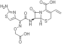 structure of CAS# 79350-37-1, Cefixime