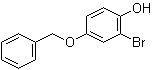 4-苄氧基-2-溴苯酚分子结构 (CAS 79352-66-2)