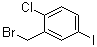 2-(Bromomethyl)-4-iodochlorobenzene molecular structure (CAS 793695-85-9)