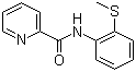 N-[2-(Methylthio)phenyl]-2-pyridinecarboxamide molecular structure (CAS 794582-15-3)
