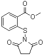 N-(2-Carbomethoxyphenylthio)succinimide molecular structure (CAS 79498-82-1)