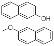 structure of CAS# 79547-82-3, (R)-2-Hydroxy-2'-methoxy-1,1'-binaphthyl