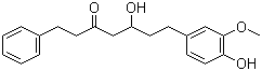 structure of CAS# 79559-61-8, 5-Hydroxy-7-(4''-hydroxy-3''-methoxyphenyl)-1-phenyl-3-heptanone