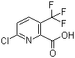 structure of CAS# 796090-24-9, 6-Chloro-3-(trifluoromethyl)pyridine-2-carboxylic acid