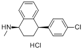 structure of CAS# 79617-90-6, (1R,4R)-Sertraline 4-Chlorophenyl Impurity HCl
