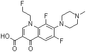 structure of CAS# 79660-72-3, 氟罗沙星
