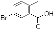 structure of CAS# 79669-49-1, 5-Bromo-2-methylbenzoic acid