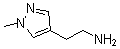 CAS # 796845-58-4, 1-Methyl-1H-pyrazole-4-ethanamine, 2-(1-Methyl-1H-pyrazol-4-yl)ethan-1-amine, [2-(1-Methyl-1H-pyrazol-4-yl)ethyl]amine