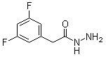 3,5-Difluorobenzeneacetic acid hydrazide molecular structure (CAS 797784-29-3)