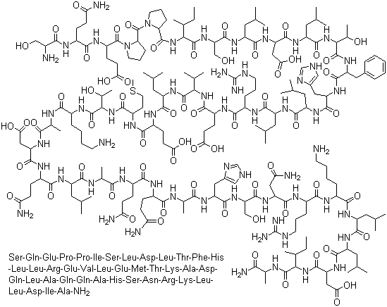 绵羊促肾上腺皮质激素释放因子分子结构 (CAS 79804-71-0)