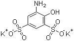CAS 登录号：79817-61-1, 5-氨基-4-羟基-1,3-苯二磺酸二钾盐