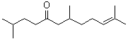 2,7,11-三甲基-10-十二碳烯-5-酮分子结构 (CAS 79859-01-1)
