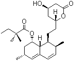 structure of CAS# 79902-63-9, Simvastatin