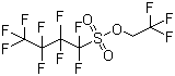structure of CAS# 79963-95-4, 2,2,2-Trifluoroethyl perfluorobutylsulfonate