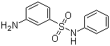 间氨基苯磺酰苯胺分子结构 (CAS 80-21-7)