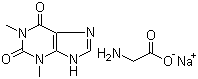 CAS # 8000-10-0, Sodium theophylline glycinate, Sodium 2-aminoacetate 1,3-dimethyl-7H-purine-2,6-dione