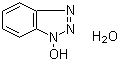 1-羟基苯并三唑一水物分子结构 (CAS 80029-43-2)
