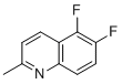 CAS # 80076-50-2, Nadifloxacin Impurity 9, 5,6-Difluoro-2-methylquinoline
