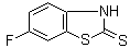 6-Fluoro-2(3H)-benzothiazolethione molecular structure (CAS 80087-71-4)
