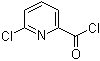 structure of CAS# 80099-98-5, 6-Chloro-2-pyridinecarbonyl chloride