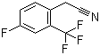 4-氟-2-(三氟甲基)苯乙腈分子结构 (CAS 80141-94-2)