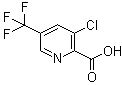 structure of CAS# 80194-68-9, 3-Chloro-5-(trifluoromethyl)-2-pyridinecarboxylic acid