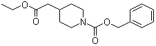 4-[乙氧羰基甲基]哌啶-1-羧酸苄酯分子结构 (CAS 80221-26-7)