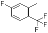 structure of CAS# 80245-26-7, 4-Fluoro-2-methylbenzotrifluoride