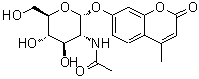 7-[[2-(Acetylamino)-2-deoxy-alpha-D-glucopyranosyl]oxy]-4-methyl-2H-1-benzopyran-2-one molecular structure (CAS 80265-04-9)