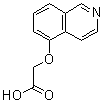 structure of CAS# 80278-25-7, 5-Isoquinolyloxyacetic acid