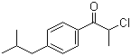 2-氯-1-(4-异丁基苯基)丙酮分子结构 (CAS 80336-66-9)