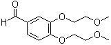 structure of CAS# 80407-64-3, 3,4-Bis(2-methoxyethoxy)benzaldehyde