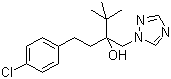 CAS # 80443-41-0, Tebuconazole, 1-(4-Chlorophenyl)-4,4-dimethyl-3-(1,2,4-triazole-1-yl-methyl)pentane-3-ol
