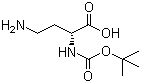 Boc-D-2,4-diaminobutyric acid molecular structure (CAS 80445-78-9)