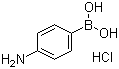 4-Aminophenylboronic acid hydrochloride molecular structure (CAS 80460-73-7)