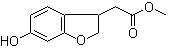 (6-Hydroxy-2,3-dihydrobenzofuran-3-yl)acetic acid methyl ester molecular structure (CAS 805250-17-3)